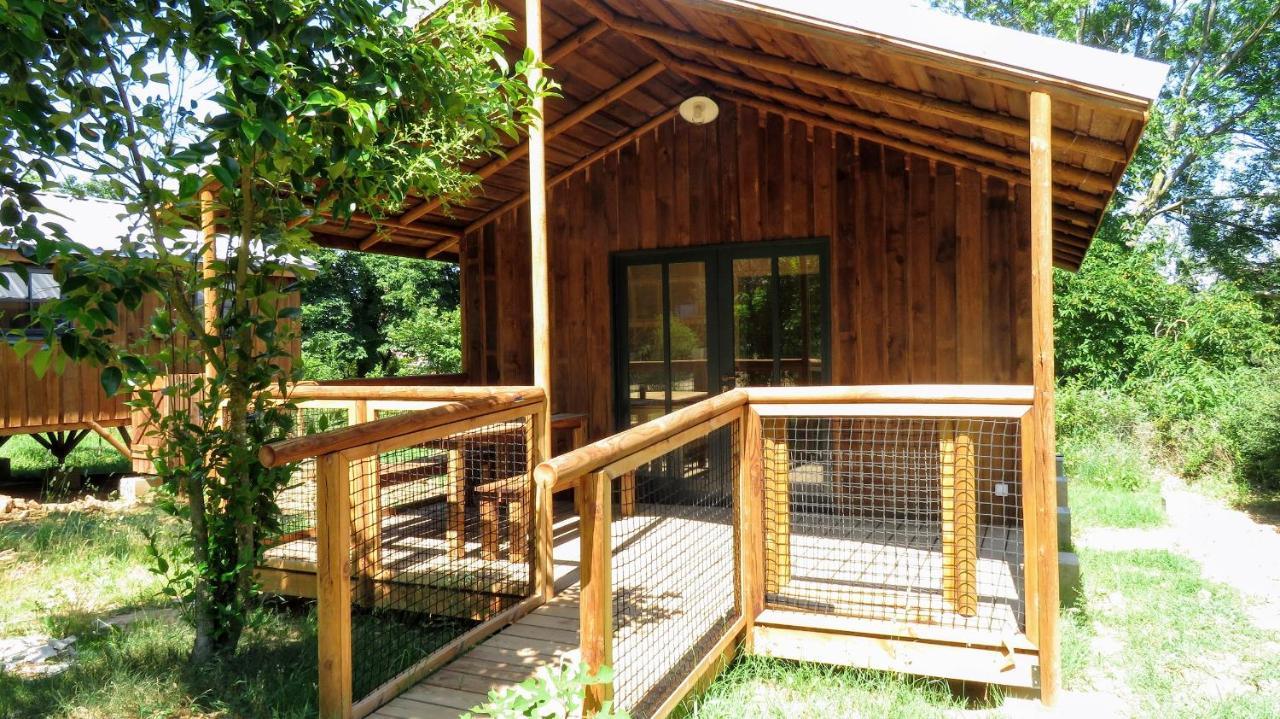 Lodges Du Camping Les 4 Saisons Grane Exterior foto
