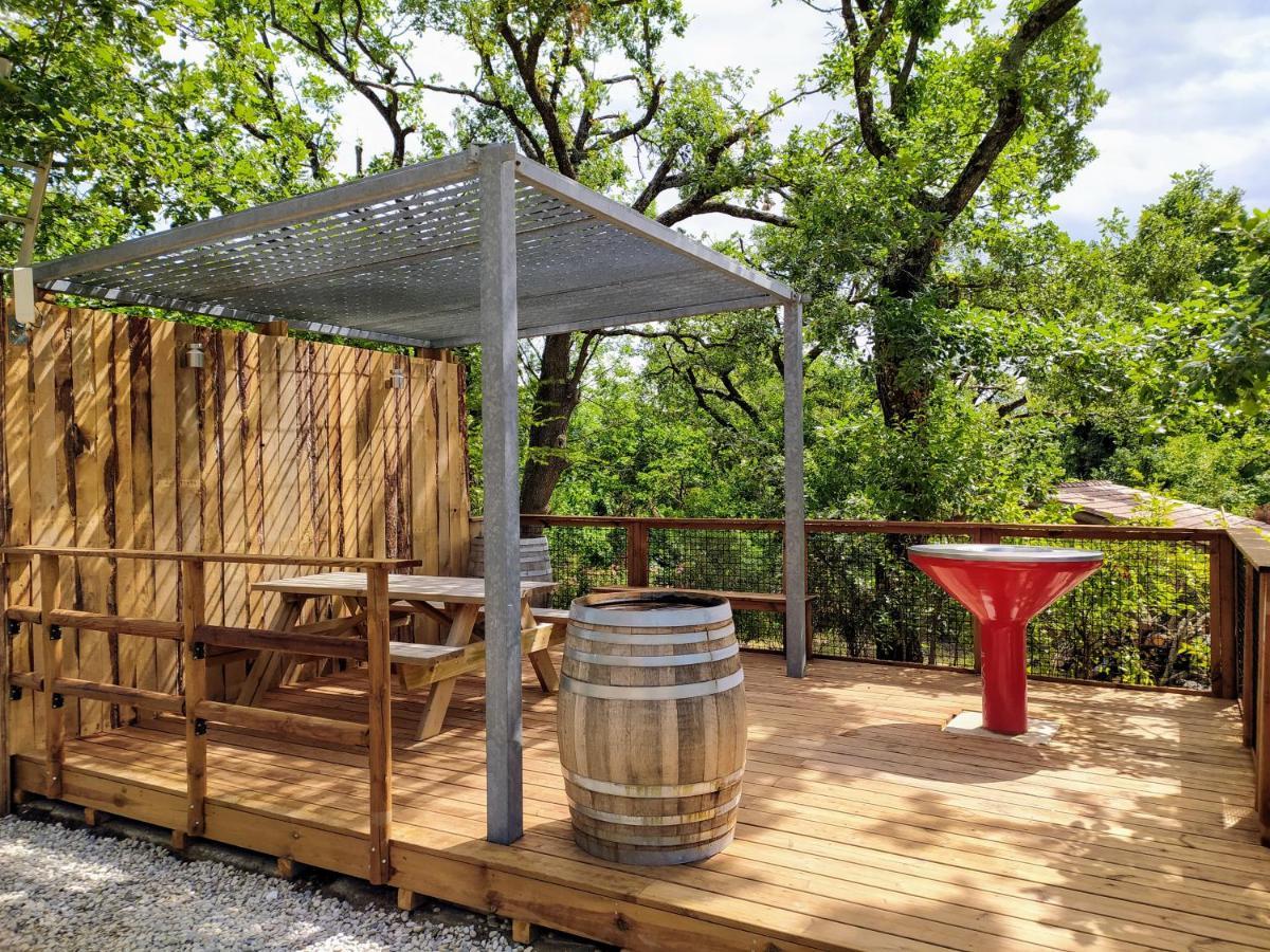 Lodges Du Camping Les 4 Saisons Grane Exterior foto